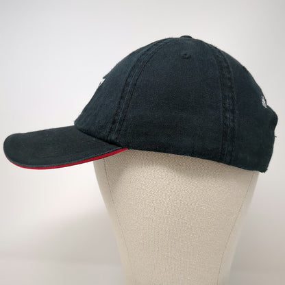 Otto Baseball Cap Black One Size Bank of Commerce Strapback Sandwich Brim Hat