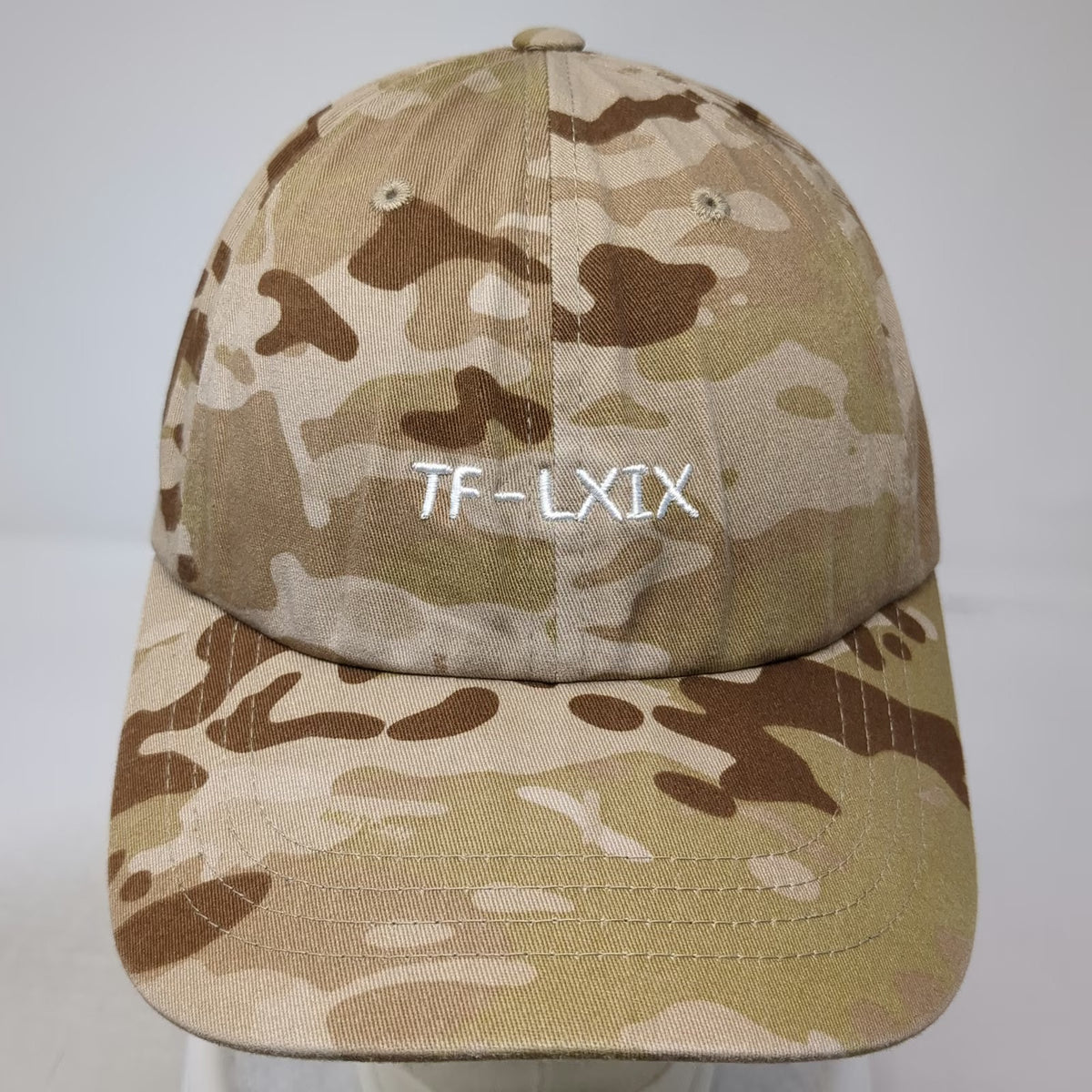 Yupoong Baseball Cap Beige One Size Desert Camo TF-LXIX Slideback Multicam Hat