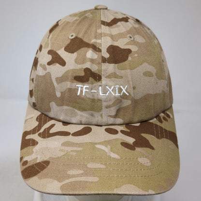 Yupoong Baseball Cap Beige One Size Desert Camo TF-LXIX Slideback Multicam Hat