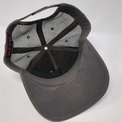 Otto Snapback Trucker Cork Hat Gray One Size Adjustable Mesh Back Polyester