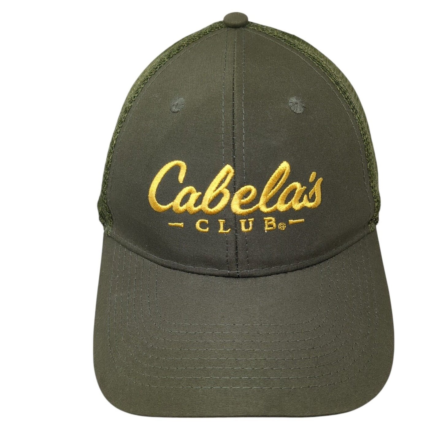 Cabela's Club Snapback Trucker Hat Multi OSFA Mesh Back Embroidered