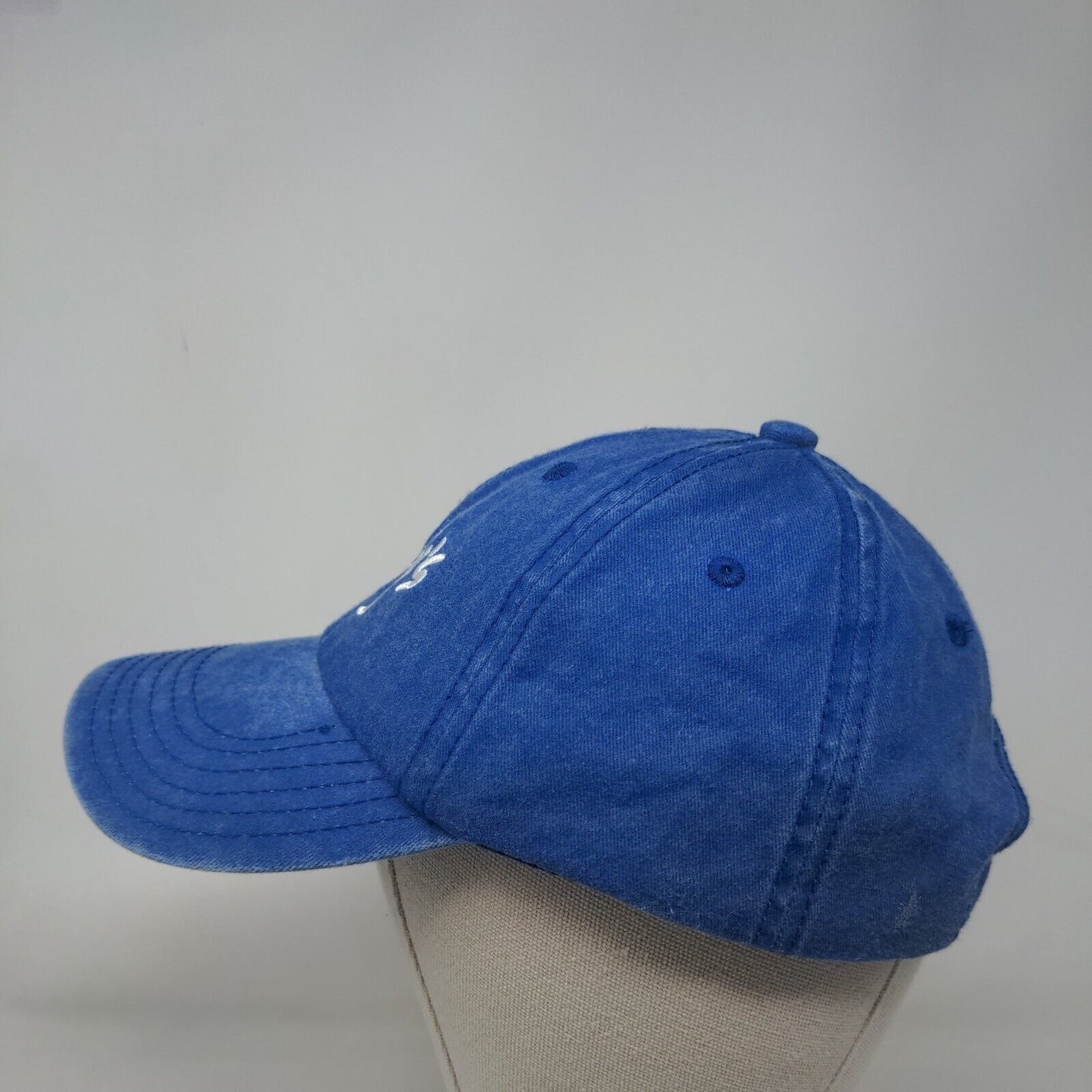 Wolfy's Strapback Hat Blue OSFA Embroidered Adjustable Hit Wear