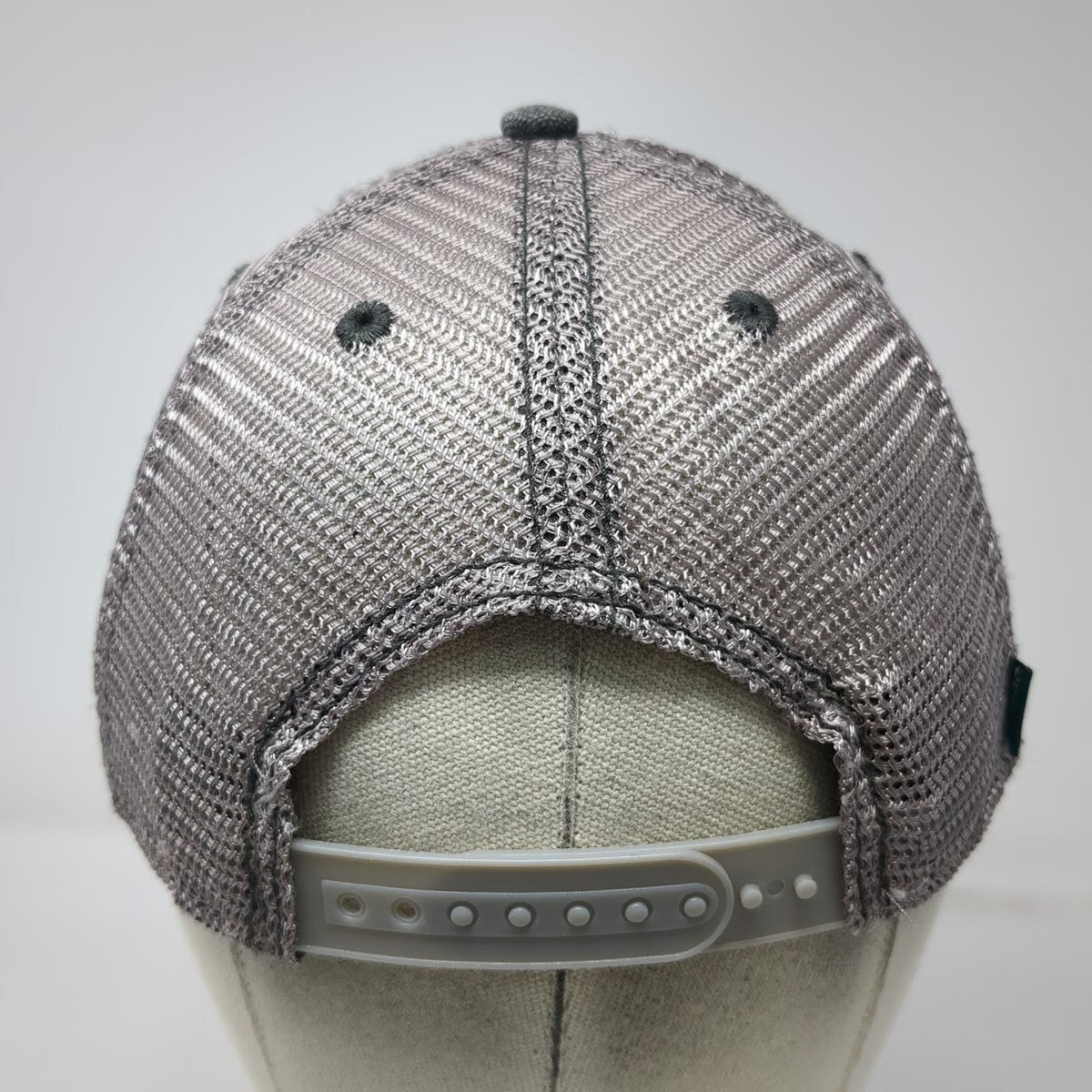 Legacy Trucker Hat Gray OSFM Shore Lodge McCall Idaho Mesh Snapback Adjustable