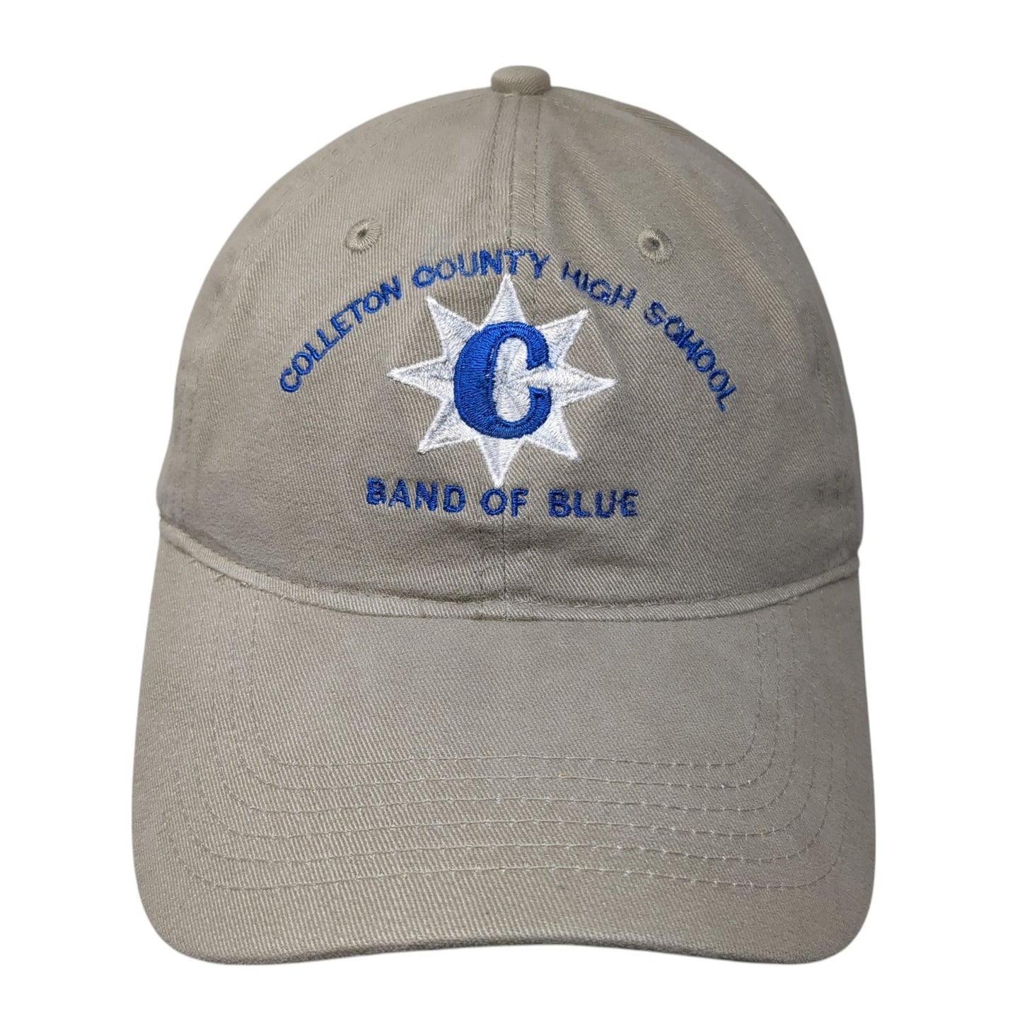Colleton County High School Band Of Blue Baseball Cap Brown OS Port & Company