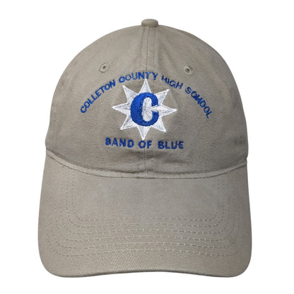 Colleton County High School Band Of Blue Baseball Cap Brown OS Port & Company