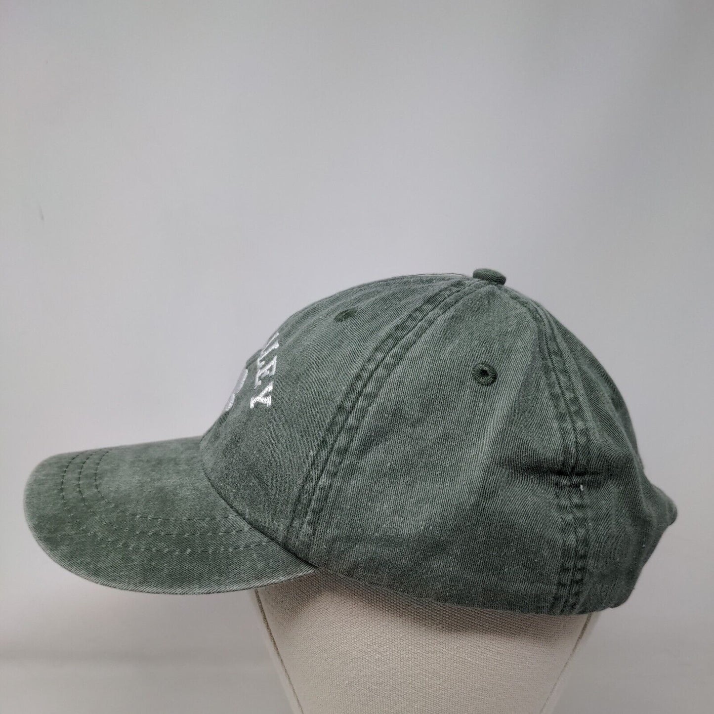O'Malley Slideback Hat Green One Size Adjustable Embroidered 6 Panel Adams