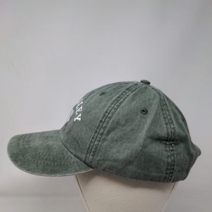 O'Malley Slideback Hat Green One Size Adjustable Embroidered 6 Panel Adams