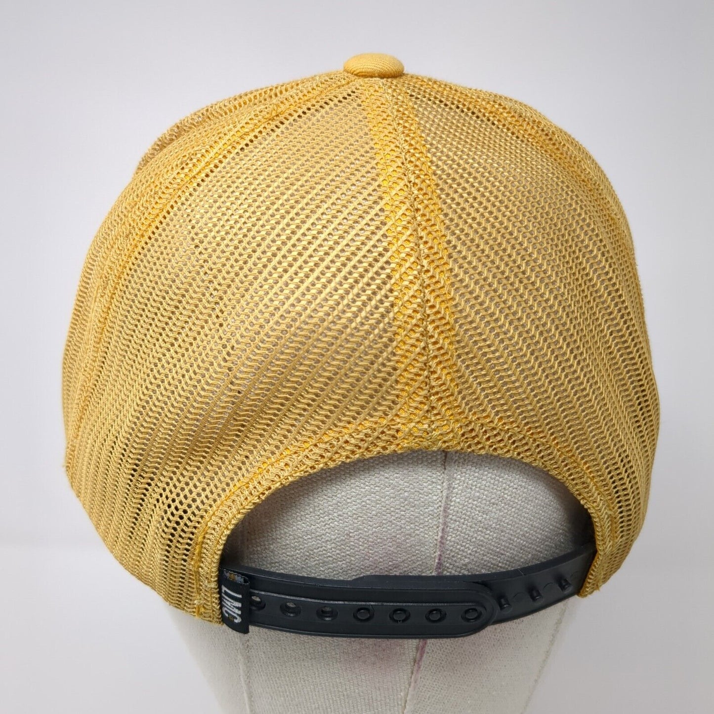 Loser Machine Snapback Trucker Hat Yellow OS Adjustable Embroidered Mesh Back