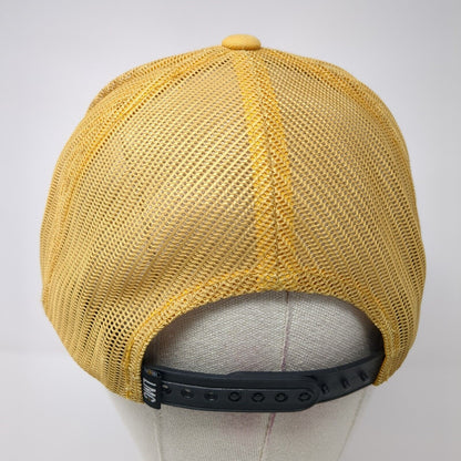 Loser Machine Snapback Trucker Hat Yellow OS Adjustable Embroidered Mesh Back