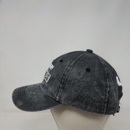 Southern Lock LCN Strapback Hat Gray One Size Embroidered Port Authority