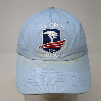 U.S. Open Pebble Beach USGA Member Slideback Hat Blue OS Adjustable Embroidered