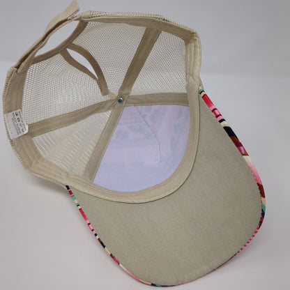 Unbranded Ponyback Strapback Trucker Hat Multi OS Adjustable Mesh Back Leopard