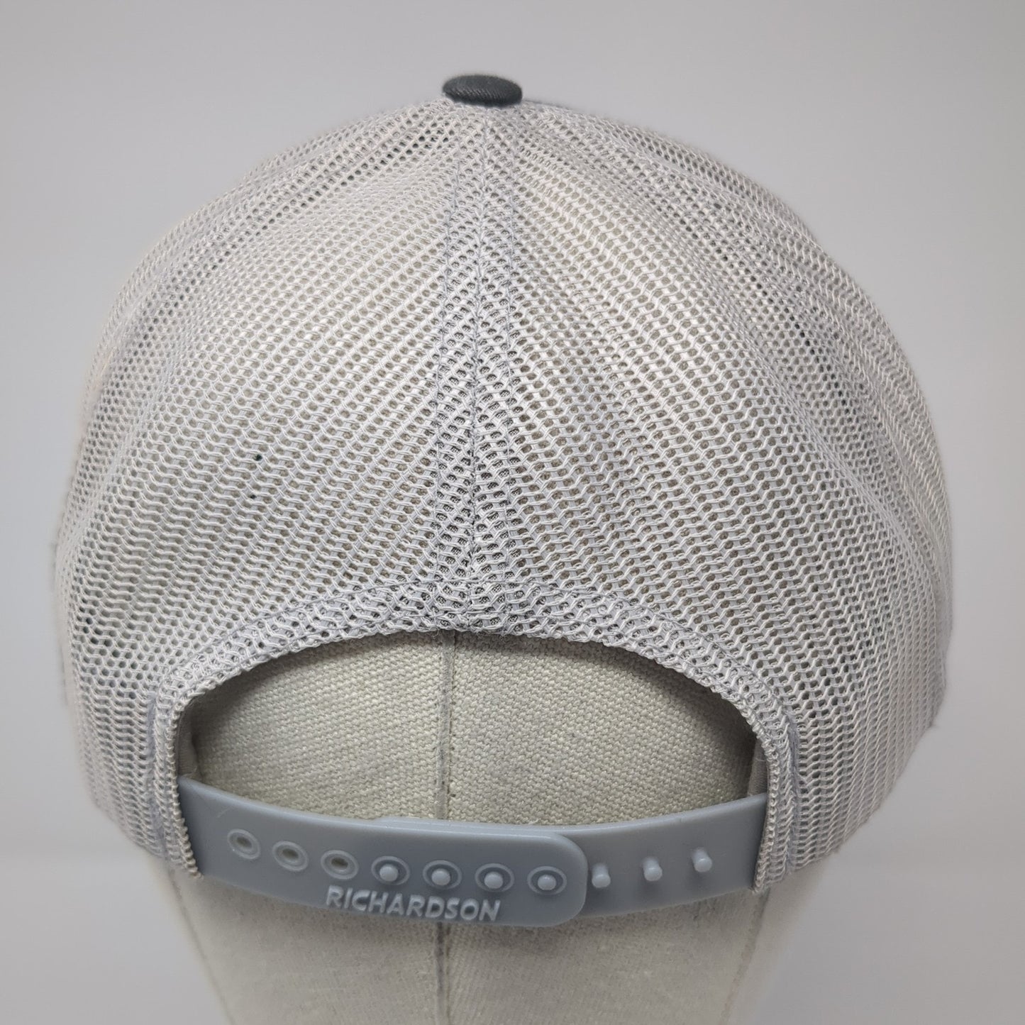 Crossfire Fastpitch Snapback Trucker Hat Gray One Size Mesh Back Richardson