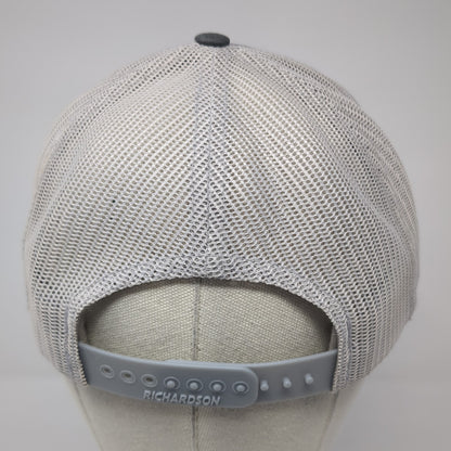 Crossfire Fastpitch Snapback Trucker Hat Gray One Size Mesh Back Richardson