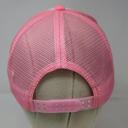 Hobby Lobby Trucker Hat Pink One Size Cowboy Boot Bow Patch Mesh Snapback