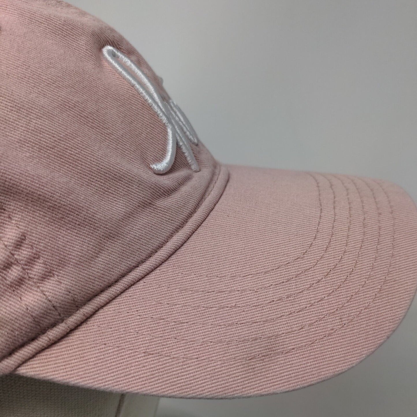 Hi Slideback Hat Pink One Size Adjustable Embroidered Vented Holes 6 Panel