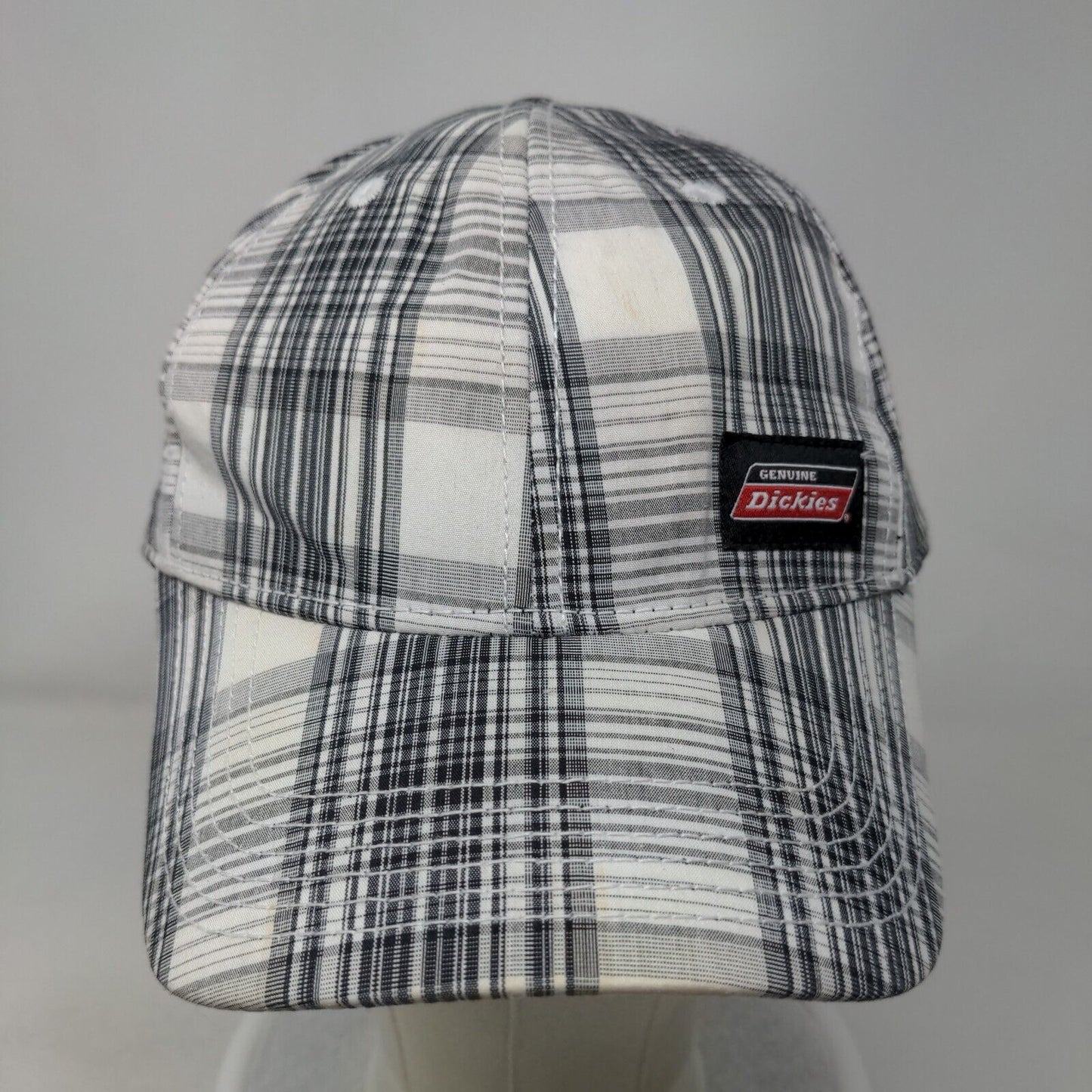 Dickies Fitted Hat Multicolor OSFM Plaid 6 Panel Vent Holes Tek Flex