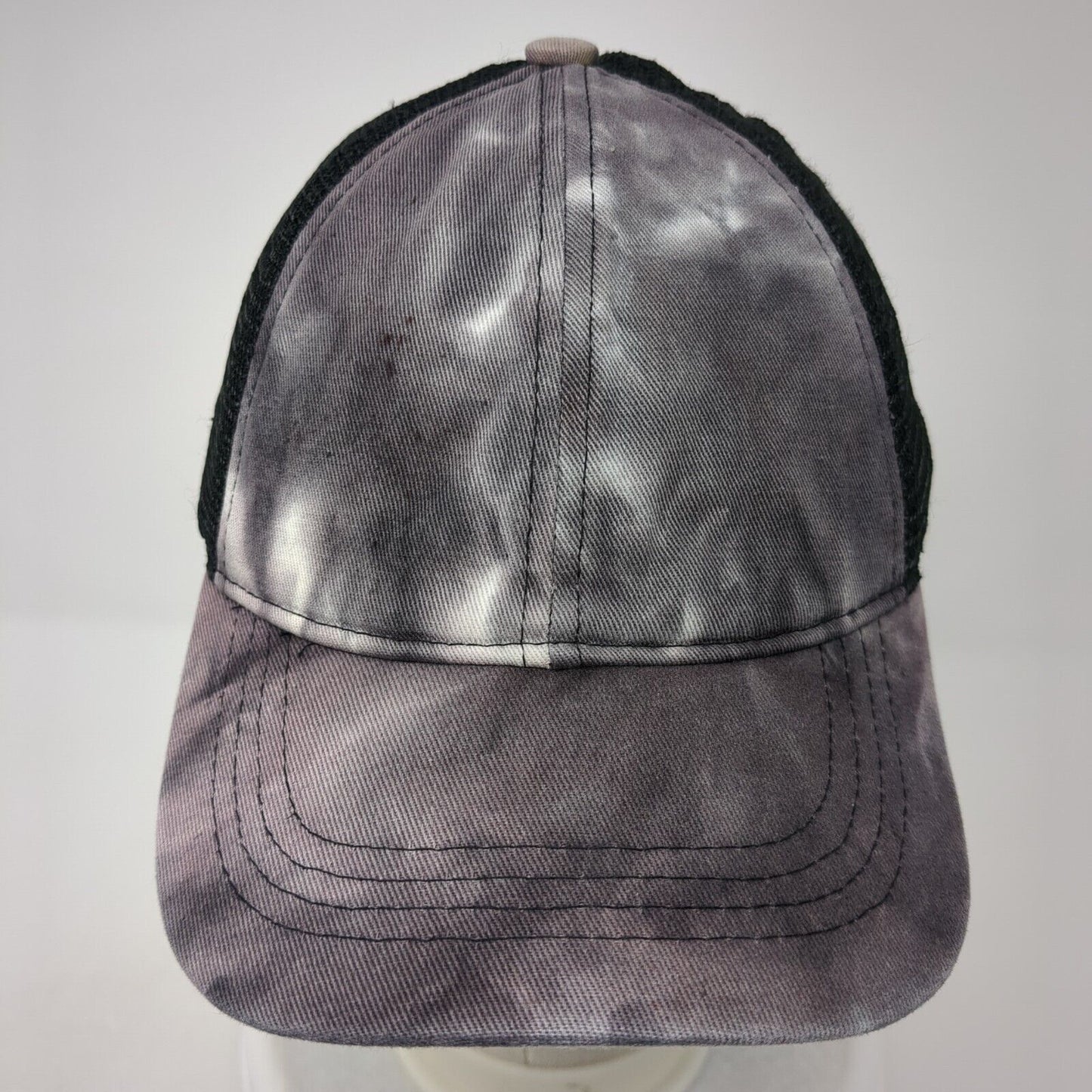 C.C Exclusives Strapback Trucker Hat Multi One Size Ponytail Mesh Back