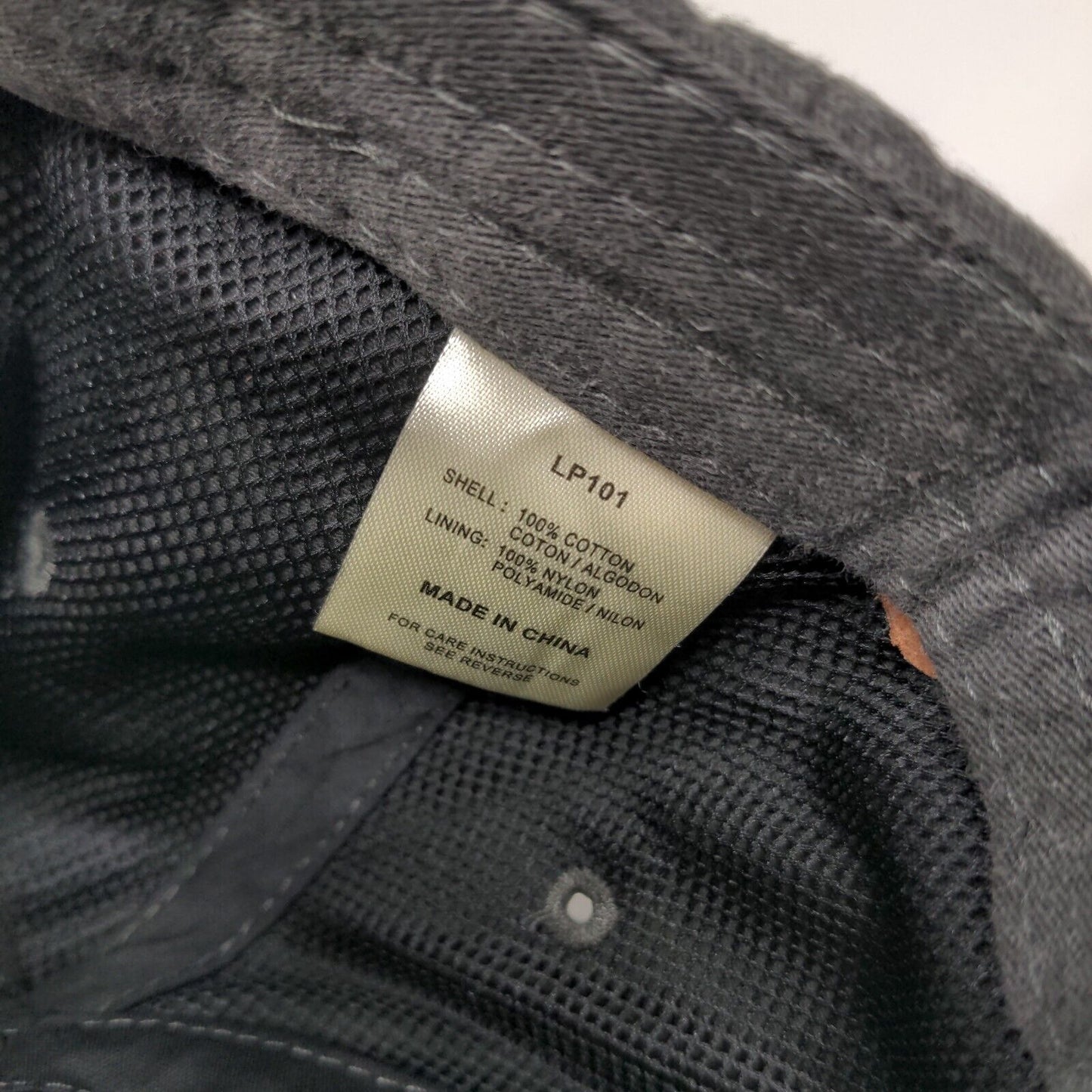 1976 Camp Horizon Slideback Hat Gray One Size Adjustable Patch 6 Panel Adams