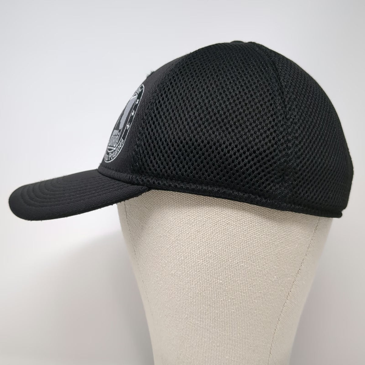 Baseball Cap Black L Mesh Back Stretch Fit Idaho Potatoes Certified Grown Hat