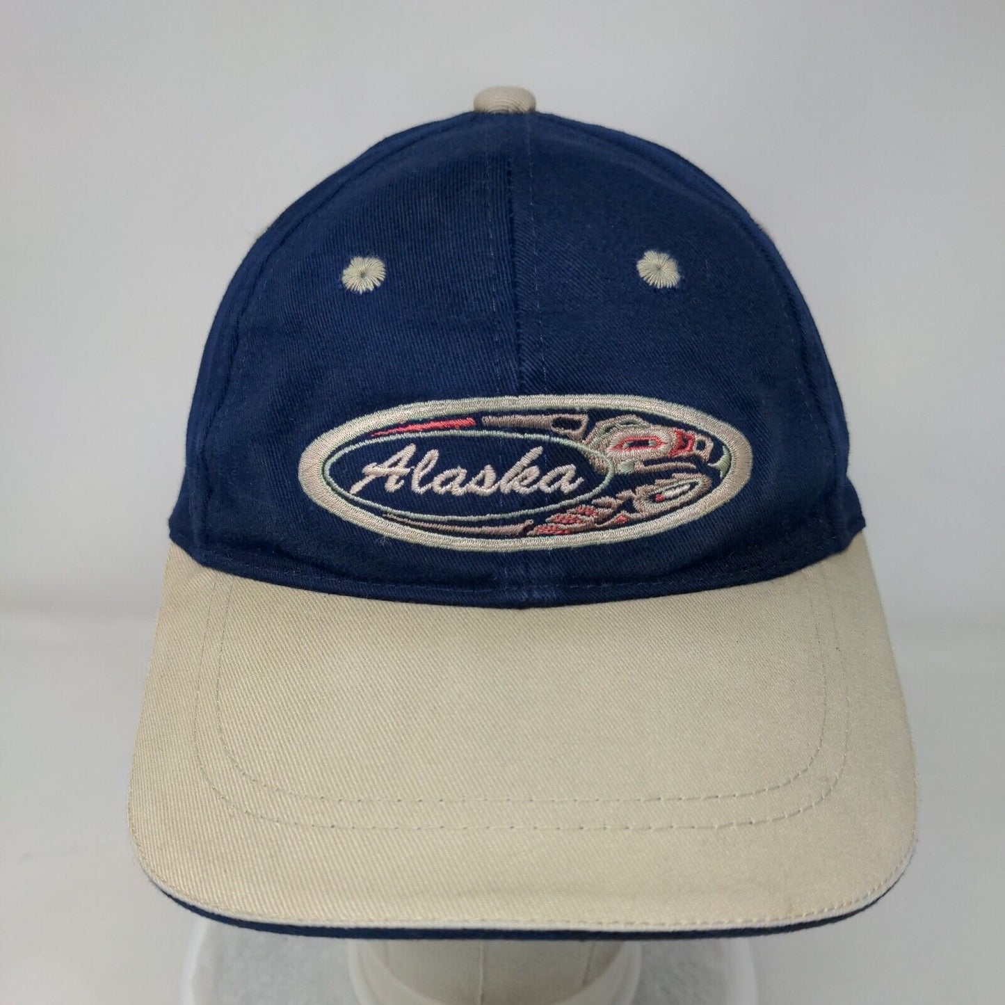 Alaska Strapback Hat Multi One Size Adjustable Embroidered Colorblock
