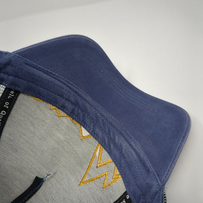 Marmot Peak Bagger Snapback Trucker Hat Blue One Size Adjustable Mesh Back