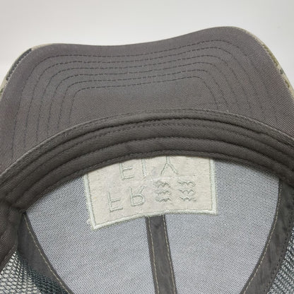 Free Fly Trucker Hat Green Gray Camo OSFM Mesh Snapback Patch Fishing Outdoor
