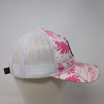 Richardson Snapback Trucker Hat Multicolor Small Tropical Mesh Back Embroidered