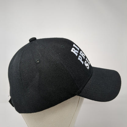 Rise Pray Slay Strapback Hat Black One Size Adjustable Vented Holes 6 Panel