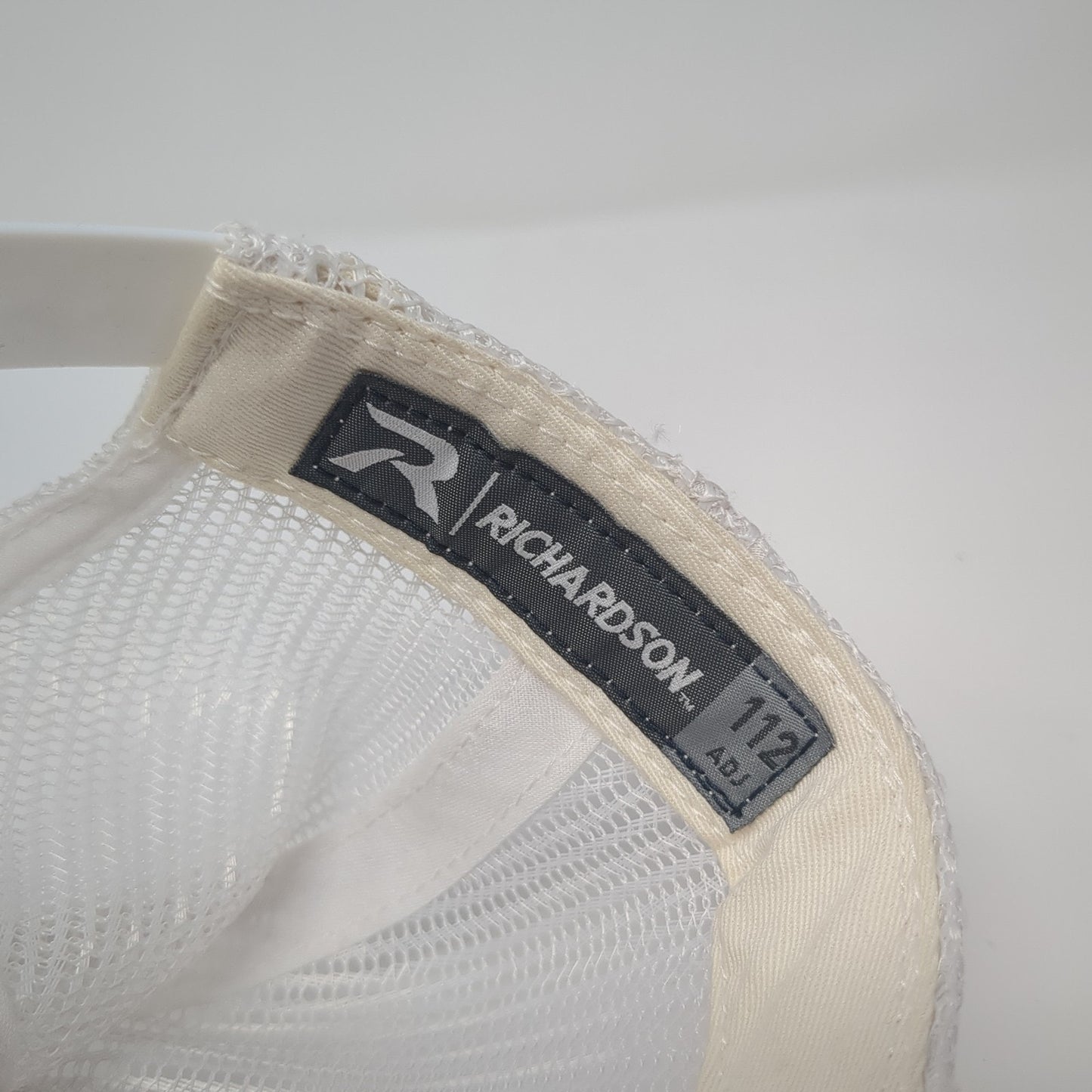 Richardson Snapback Trucker Hat Red One Size Adjustable Mesh Back Blank