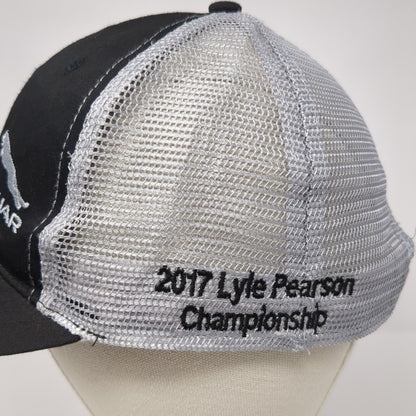 Jaguar Boise Snapback Mesh Back Hat Black Gray OSFA Embroidered Logo
