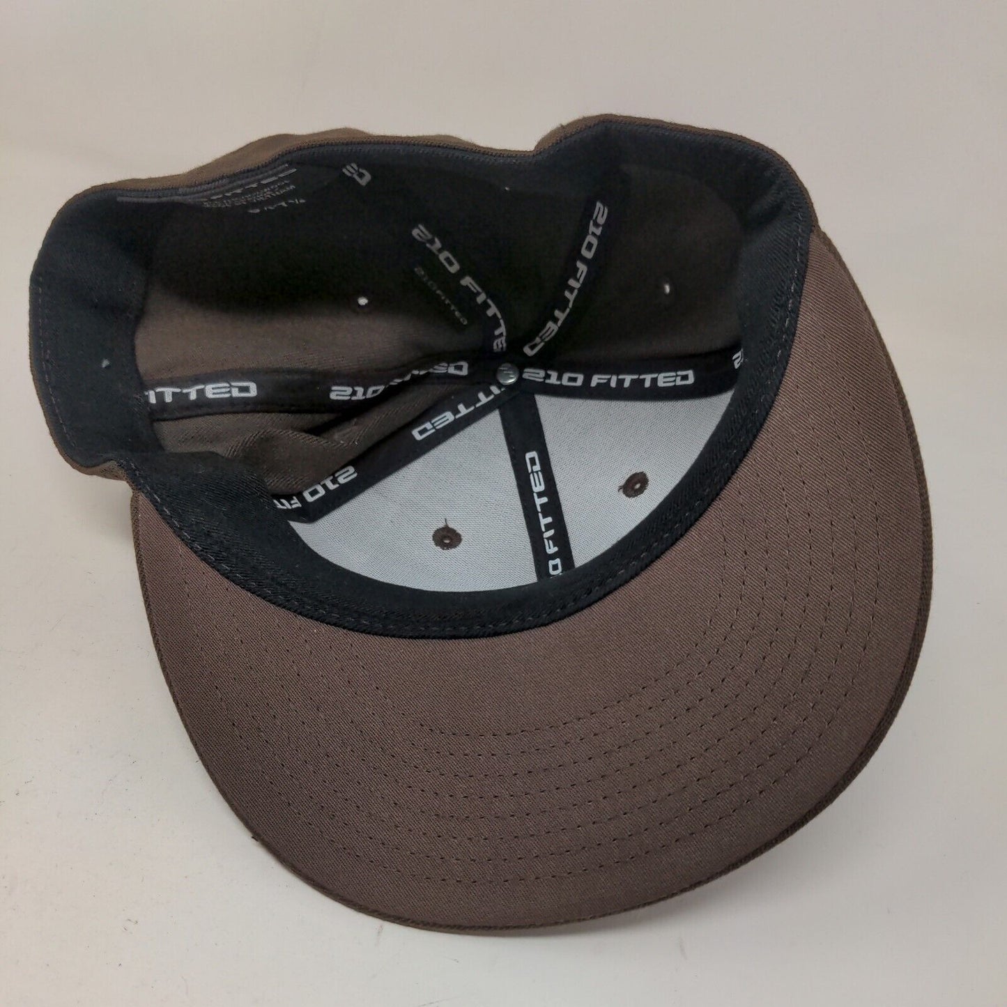 Black Lantern Men's Fitted Hat Brown Size 6 7/8 - 7 1/4 Embroidered Sasquatch