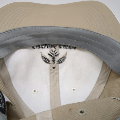 Imperial Baseball Cap White Beige One Size Circling Raven Golf Club Idaho Hat