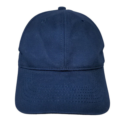 George Men's Strapback Hat Blue Blank Size One Size Vent Holes