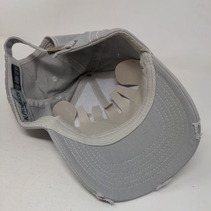 American Flag Graybar Slideback Hat Gray OSFA Embroidered K-Products