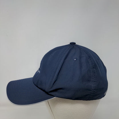 Contraband Bayou Strapback Hat Blue OSFM Adjustable Embroidered 6 Panel Adidas