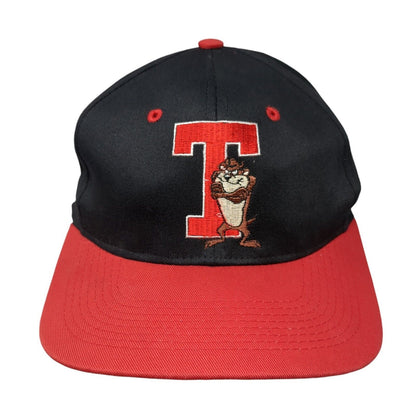 Tasmanian Devil Snapback Hat Multicolor OS Adjustable Embroidered Looney Tunes