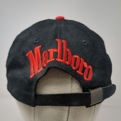Marlboro Baseball Cap Black Red Vintage Rock Lizard Adventure Team Wool Hat