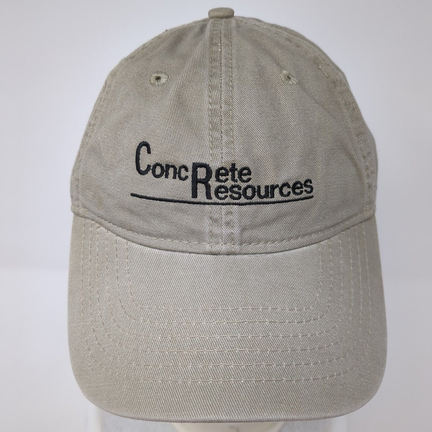 Concrete Resources Slideback Hat Tan One Size Adjustable Drift Creek Outdoors