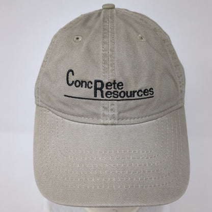 Concrete Resources Slideback Hat Tan One Size Adjustable Drift Creek Outdoors