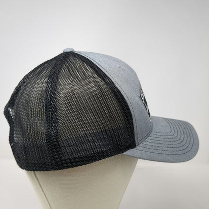 Richardson Trucker Hat Gray One Size Salt Lick BBQ Texas Patch Mesh Snapback