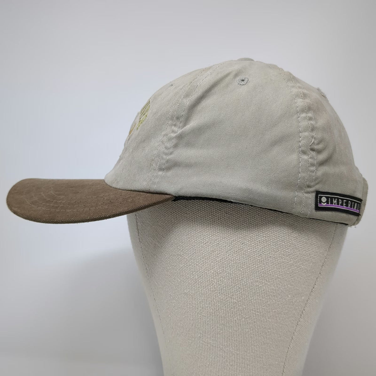 Imperial Baseball Cap Beige Brown One Size Madison River Ennis MT Fly Fishing