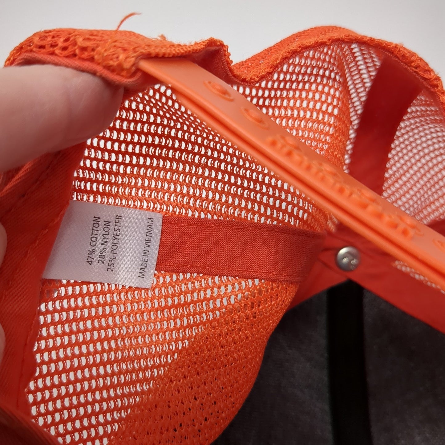 Richardson Snapback Trucker Hat Multi One Size Logo Patch Mesh Back