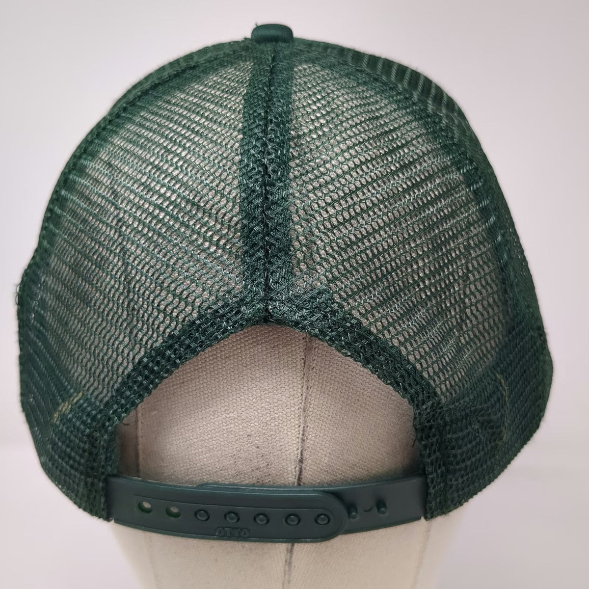 Vans Trucker Hat Green One Size Off The Wall Mesh Foam Snapback Graphic Rope