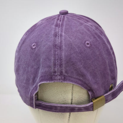 Crazy Apparel Baseball Cap Purple One Size New Orleans Louisiana Est 1718 Hat