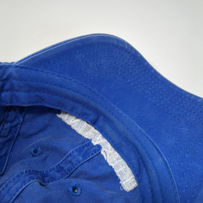 Unleashed Slideback Hat Blue One Size Adjustable Embroidered 6 Panel Cotton