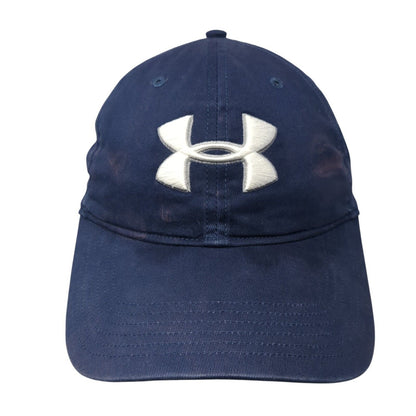Under Armour Slideback Hat Blue One Size Adjustable Embroidered 6 Panel