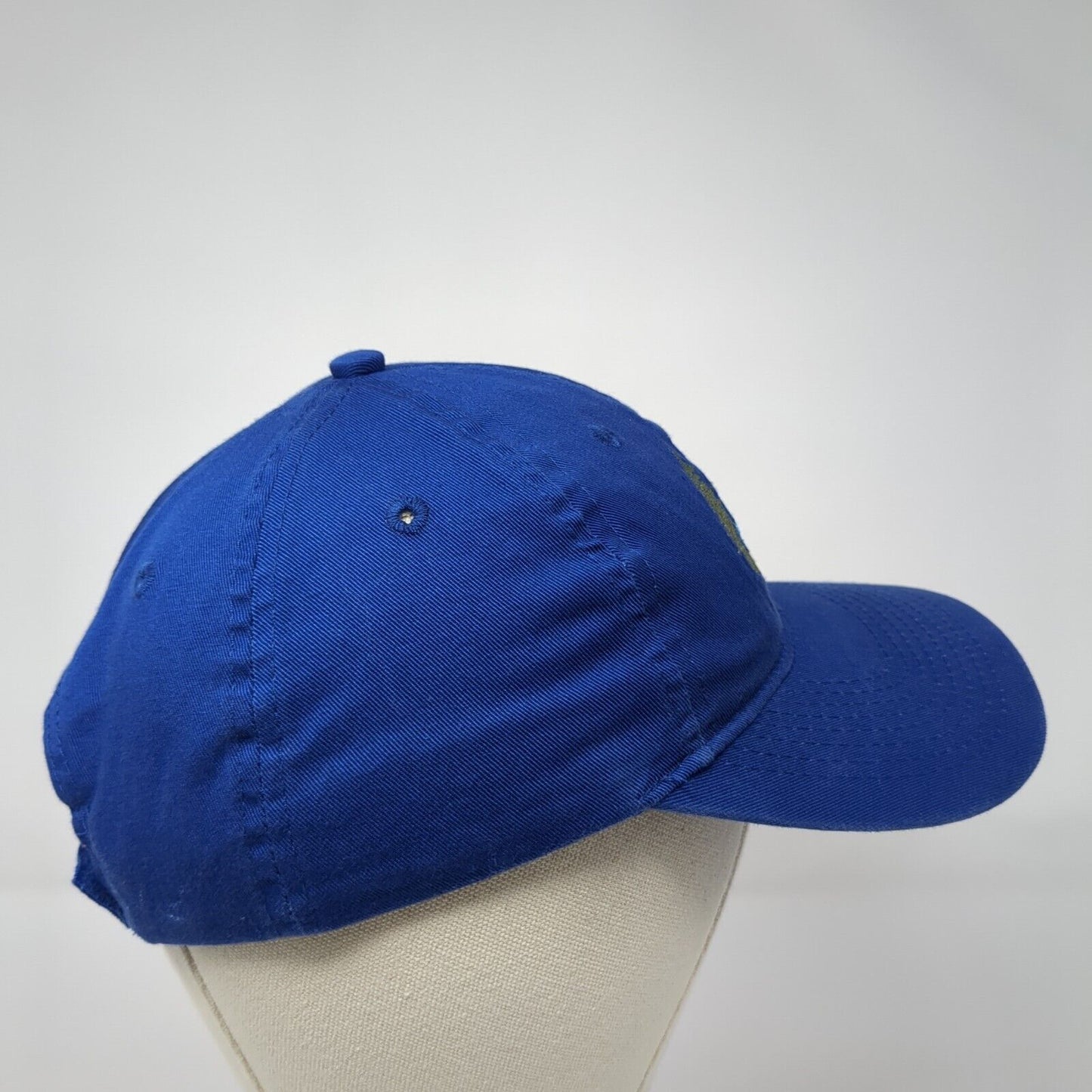 Camp Mmanagish Est. 1932 Strapback Hat Blue One Size Adjustable Port & Company