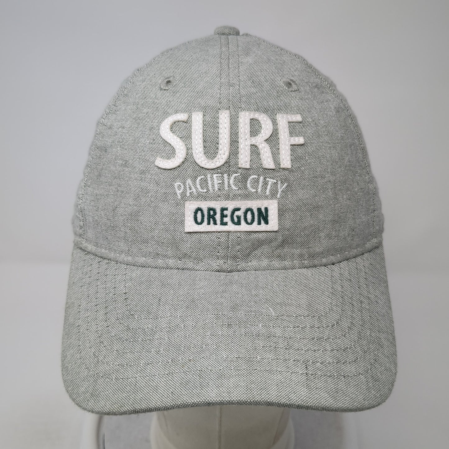 Surf Pacific City Oregon Slideback Hat Green One Size Adjustable Legacy