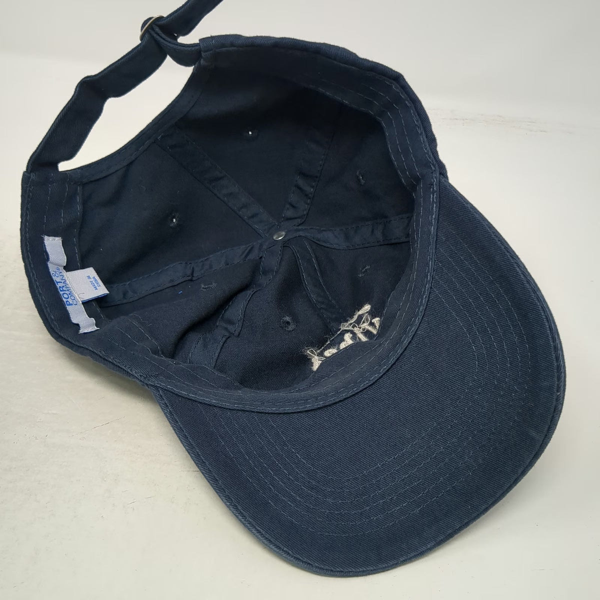 Port & Company Salty Vibes Blue Baseball Cap One Size Adjustable Cotton Hat